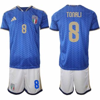 Kupiti Moški Nogometni dres reprezentance Italija Sandro Tonali #8 Domači SP 2026