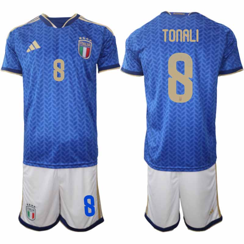 Kupiti Moški Nogometni dres reprezentance Italija Sandro Tonali #8 Domači SP 2026