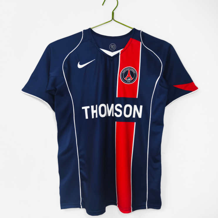 Kupiti Moški retro nogometni dres Paris Saint-Germain PSG Domači 2004/05