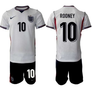 Kupiti Poceni Moški Nogometni dres kompleti Anglija Wayne Rooney #10 Domači SP 2026 bela