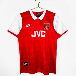 Kupiti Poceni Moški retro nogometni dres Arsenal Domači 1994/96 Kratek Rokav