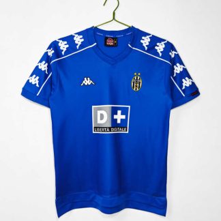 Kupiti Poceni Moški retro nogometni dres Juventus Gostujoči 1999/00 Modra