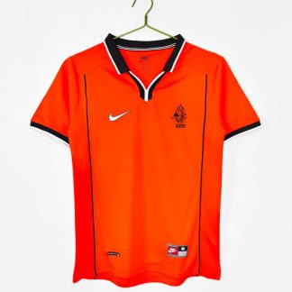 Kupiti Poceni Moški retro nogometni dres Nizozemska Domači 1998 Kratek Rokav