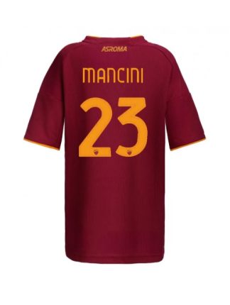 Kupiti Ženski Nogometni dres AS Roma Gianluca Mancini #23 Domači 2025-26 Kratek rokav