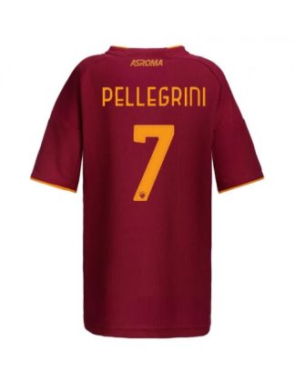 Kupiti Ženski Nogometni dres AS Roma Lorenzo Pellegrini #7 Domači 2025-26 Kratek rokav