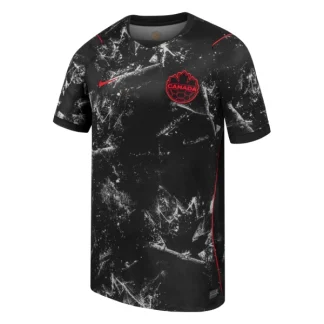 Moški Nogometni dres Kanada Gostujoči SP 2026 črna Kratek Rokav