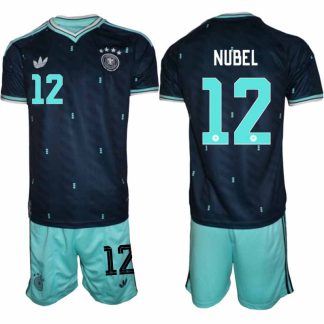 Moški Nogometni dres kompleti reprezentance Nemčija DFB Alexander Nübel #12 Gostujoči SP 2026