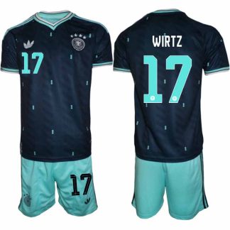 Moški Nogometni dres kompleti reprezentance Nemčija DFB Florian Wirtz #17 Gostujoči SP 2026