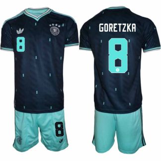Moški Nogometni dres kompleti reprezentance Nemčija DFB Leon Goretzka #8 Gostujoči SP 2026