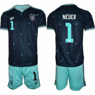 Moški Nogometni dres kompleti reprezentance Nemčija DFB Manuel Neuer #1 Gostujoči SP 2026