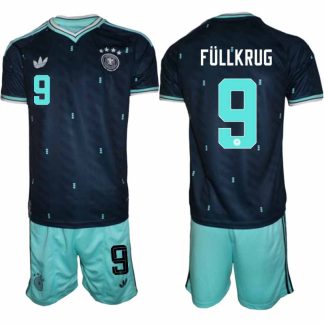 Moški Nogometni dres kompleti reprezentance Nemčija DFB Niclas Füllkrug #9 Gostujoči SP 2026