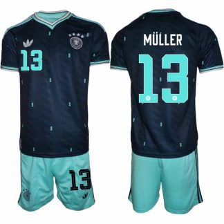Moški Nogometni dres kompleti reprezentance Nemčija DFB Thomas Müller #13 Gostujoči SP 2026