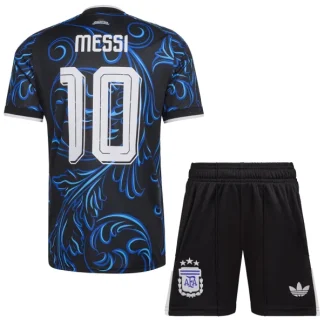Nakup Otroški Nogometni dres kompleti Lionel Messi #10 Argentina reprezentance Gostujoči SP 2026