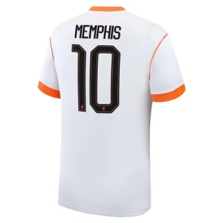 Nakup Poceni Moški Nogometni dres Memphis Depay #10 Nizozemska Gostujoči SP 2026 Kratek Rokav
