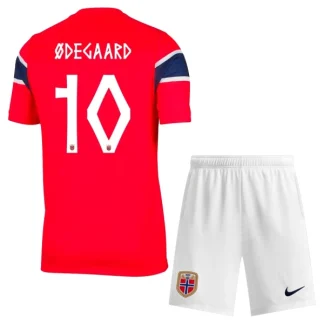 Nakup Poceni Otroški nogometni dres Martin Ødegaard #10 Norveška Domači SP 2026
