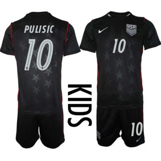 Novi Otroški Nogometni dres komplet Christian Pulisic #10 Združene Države ZDA Gostujoči SP 2026