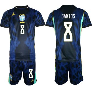 Poceni Moški Nogometni dres kompleti Brazilija Andrey Santos #8 Gostujoči SP 2026