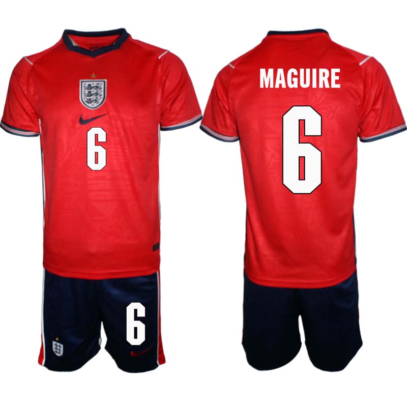 Kupiti Harry Maguire #6 Nogometni dres kompleti Anglija SP 2026 reprezentance Gostujoči