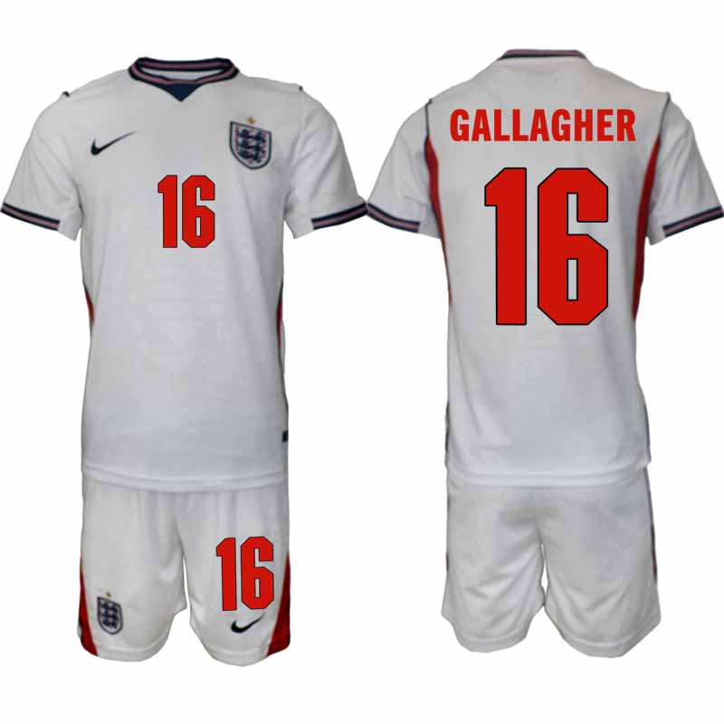 Kupiti Moški dres za nogomet kompleti Anglija SP 2026 reprezentance Conor Gallagher #16 Domači