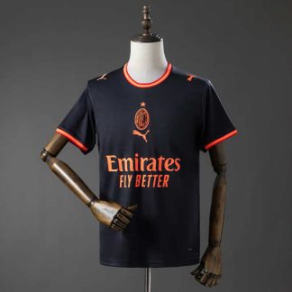 Kupiti Moški nogometni dres AC Milan Tretji 2026-27 črna Kratek Rokav