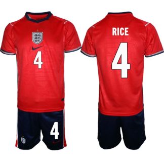 Kupiti Najcenejši Nogometni dres kompleti Anglija SP 2026 reprezentance Declan Rice #4 Gostujoči