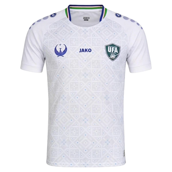 Kupiti Nogometni dres Uzbekistan SP 2026 reprezentance Gostujoči bela z lastnim tiskom