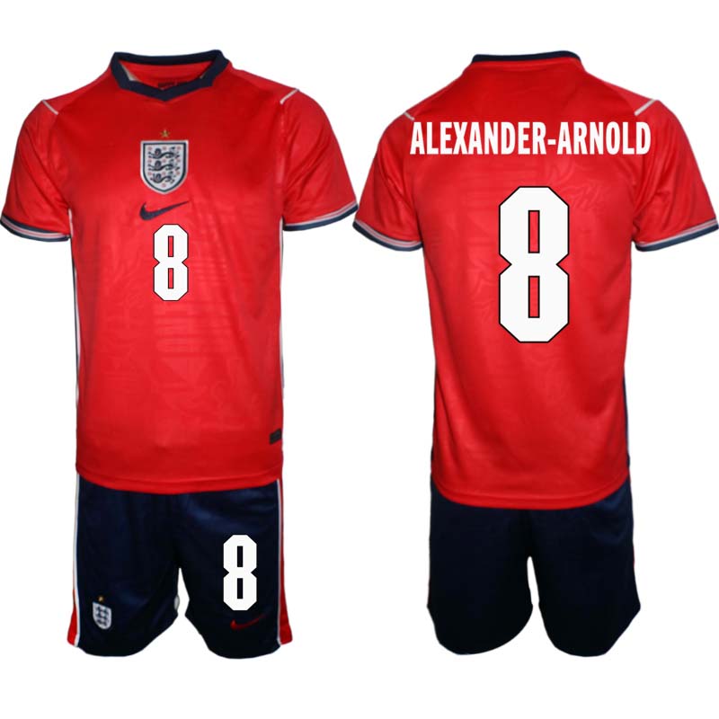 Kupiti Nogometni dres kompleti Anglija SP 2026 reprezentance Trent Alexander-Arnold #8 Gostujoči