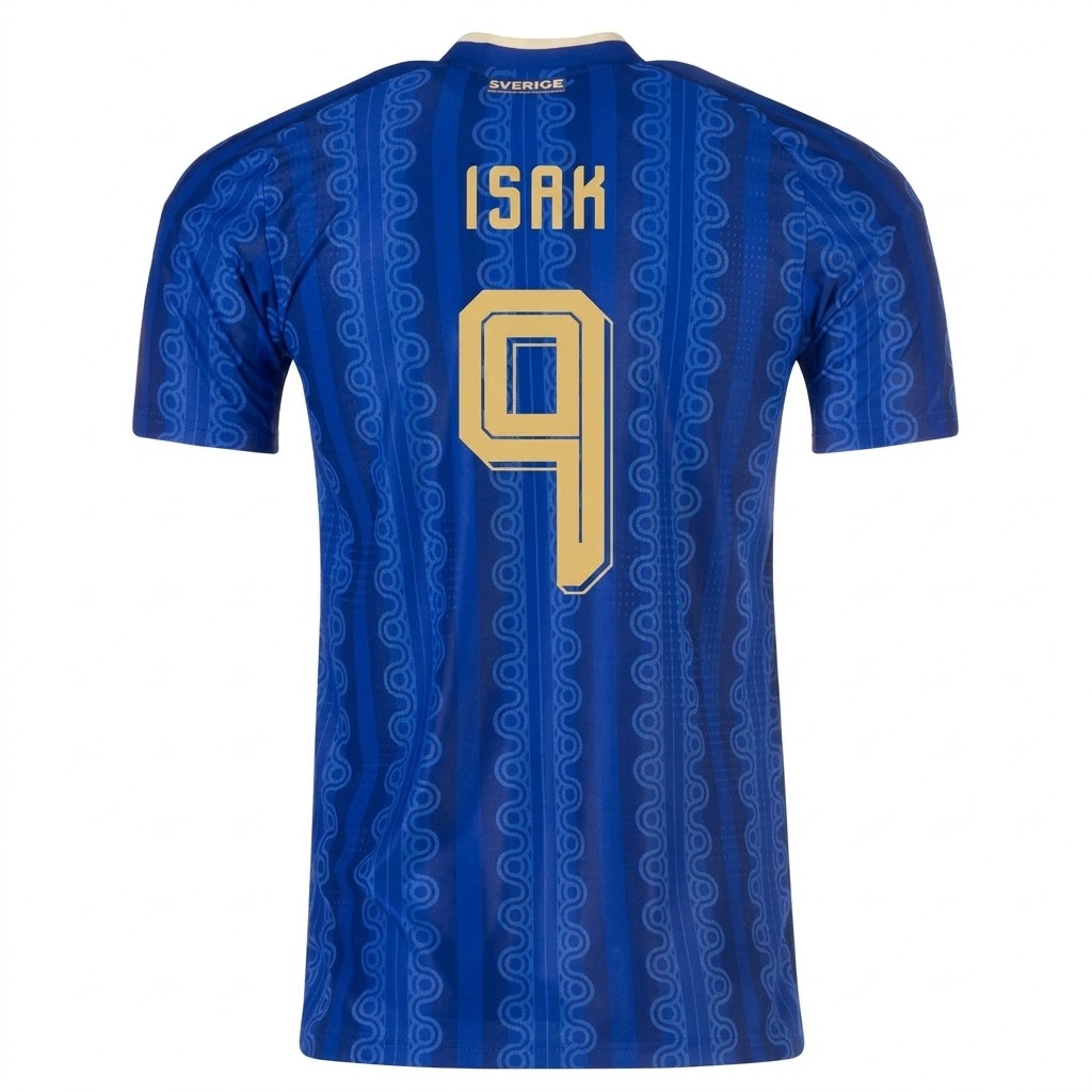 Kupiti Novo nogometni dres reprezentance Alexander Isak #9 Švedska Gostujoči SP 2026