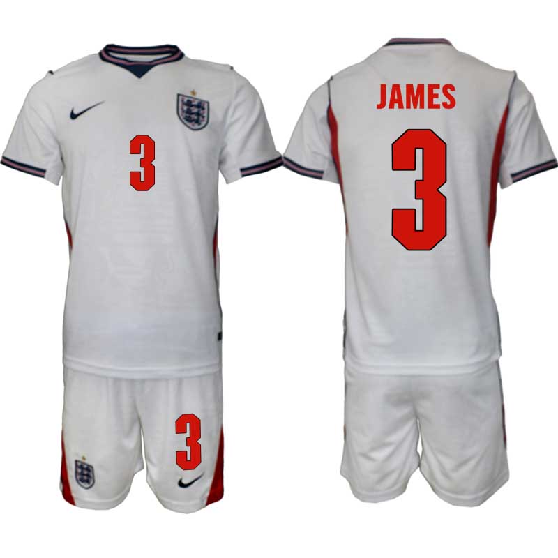 Kupiti Poceni Nogometni dres kompleti Anglija SP 2026 reprezentance Reece James #3 Domači