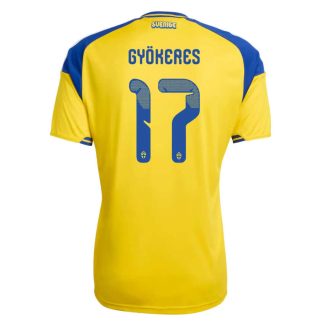 Kupiti Poceni Nogometni dres reprezentance Viktor Gyökeres #17 Švedska Domači SP 2026