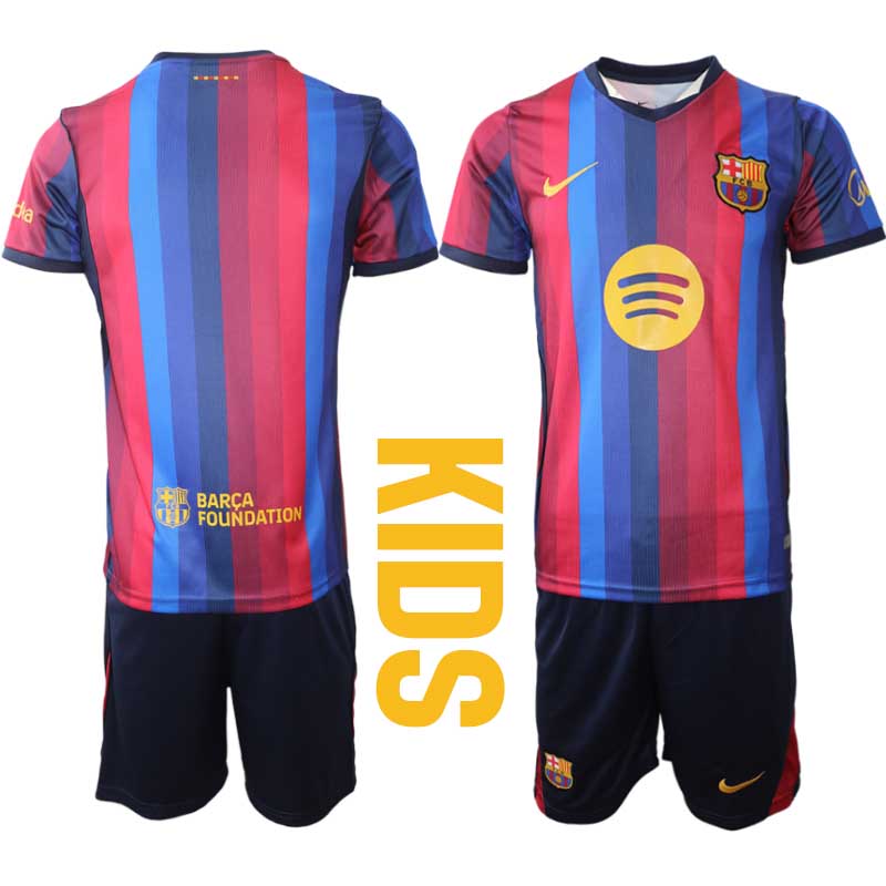 Kupiti Poceni Otroški nogometni dres kompleti FC Barcelona Domači 2026-27