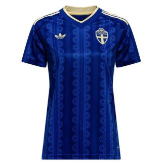 Kupiti Poceni Ženski nogometni dres reprezentance Švedska Gostujoči SP 2026 z lastnim imenom online