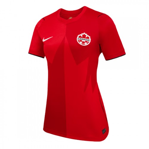 Kupiti Ženski Nogometni dres Kanada Domači SP 2026 rdeča Kratek Rokav