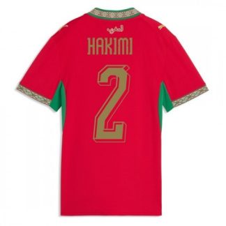 Kupiti Ženski Nogometni dres Maroko SP 2026 Achraf Hakimi #2 Domači rdeča