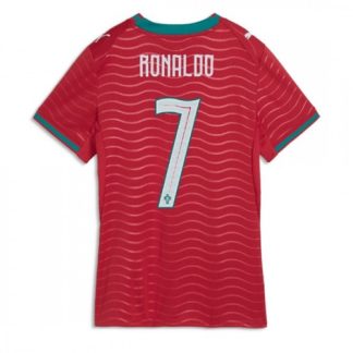 Kupiti Ženski Nogometni dres Portugalska SP 2026 Cristiano Ronaldo #7 Domači rdeča