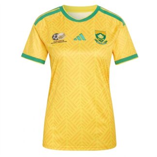 Kupiti Ženski Nogometni dres reprezentance Južna Afrika Domači SP 2026 rumena Kratek Rokav