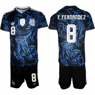 Moški Nogometni dres komplet Argentina reprezentance Enzo Fernández #8 Gostujoči SP 2026