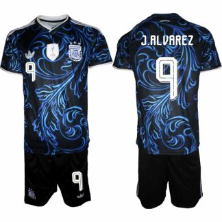 Moški Nogometni dres komplet Argentina reprezentance Julián Álvarez #9 Gostujoči SP 2026