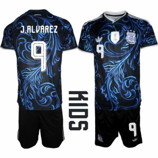 Poceni Otroški nogometni dres Argentina reprezentance Julián Álvarez #9 Gostujoči SP 2026