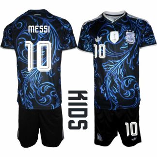 Poceni Otroški nogometni dres Argentina reprezentance Lionel Messi #10 Gostujoči SP 2026