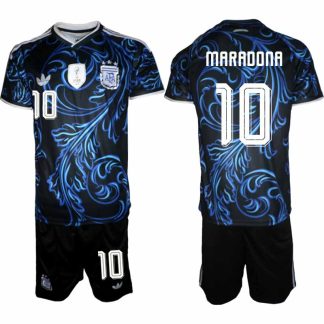 Moški Nogometni dres kompleti Argentina reprezentance Diego Maradona #10 Gostujoči SP 2026