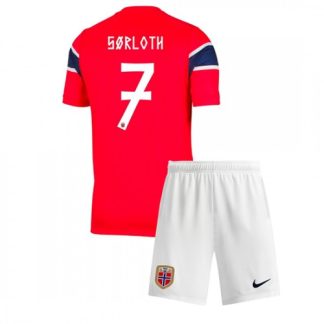 Novi Poceni Otroški nogometni dres Alexander Sørloth #7 Norveška Domači SP 2026