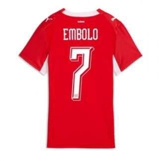 Novi Poceni Ženski Nogometni dres Švica reprezentance Breel Embolo #7 Domači SP 2026