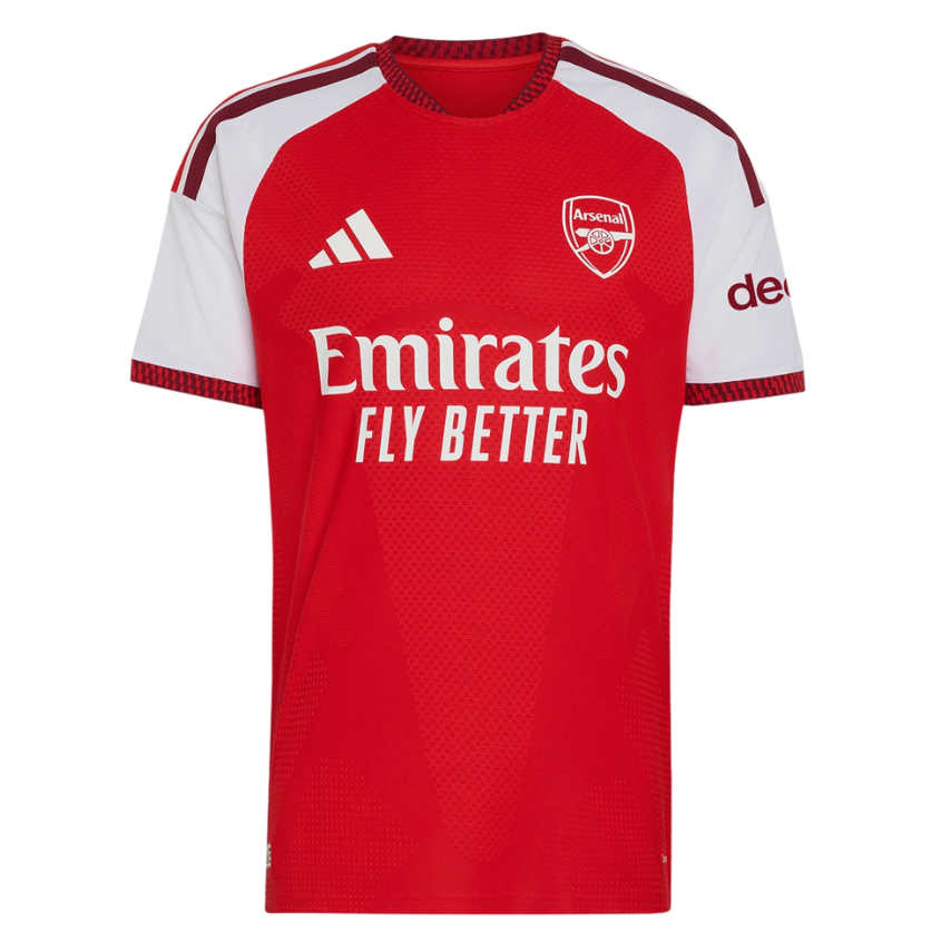 Poceni nogometni dres Arsenal Domači 2026/27 rdeča in bela Kratek Rokav
