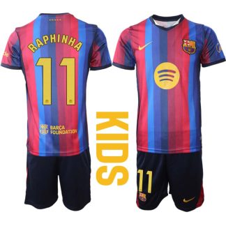 Kupite Otroški nogometni dres kompleti FC Barcelona 2026-27 Raphinha Belloli #11 Domači