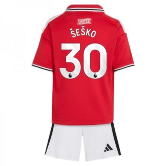 Kupiti Benjamin Sesko #30 Otroški nogometni dres Manchester United 2026/27 Domači