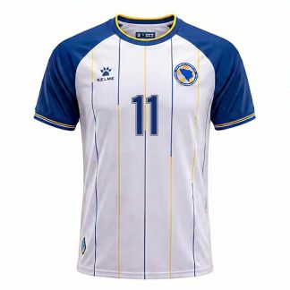 Kupiti Edin Džeko #11 Nogometni dres Bosna in Hercegovina SP 2026 Gostujoči 2026/27