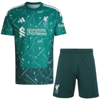 Kupiti Liverpool Vratar Domači 2026/27 zelena otroški dresi za nogomet s hlačami