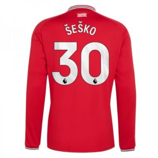 Kupiti Manchester United Domači 2026/27 Nogometni dres Benjamin Sesko 30 Dolgi Rokav