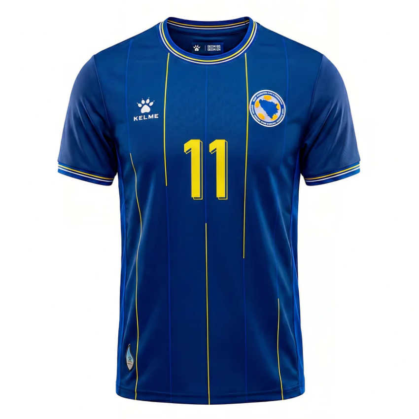 Kupiti Moški Nogometni dres Bosna in Hercegovina SP 2026 Edin Džeko #11 Domači